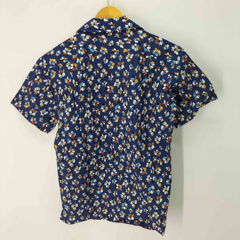 KEIYO SHIRTS シアサッカー 総柄 開襟シャツ メンズ JPN:M
