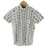 KEIYO SHIRTS シアサッカー 総柄 ボタンダウンシャツ メンズ JPN:M