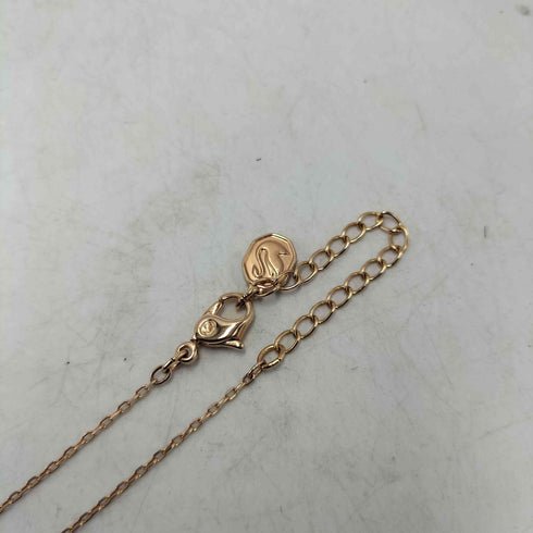 スワロフスキー SWAROVSKI 23AW Nice Yペンダント クリア×ローズゴールド フェザー ネックレス レディース
