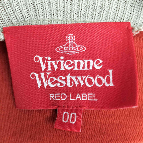 ヴィヴィアンウエストウッドレッドレーベル Vivienne Westwood RED LABEL ドッキングデザインORBニットTシャツ メンズ 00