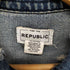 FOR THE REPUBLIC ダメージ加工刺繍デニムジャケット メンズ M