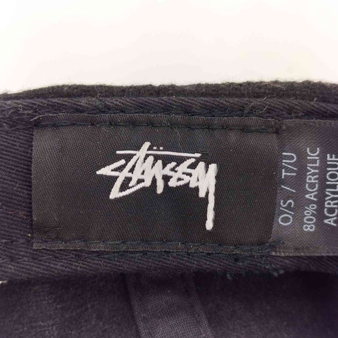 ステューシー Stussy Sロゴ フェルト アクリル ベースボールキャップ メンズ
