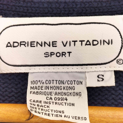 ADRIENNE VITTADINI 香港製 エンブレム カーディガン レディース JPN:S
