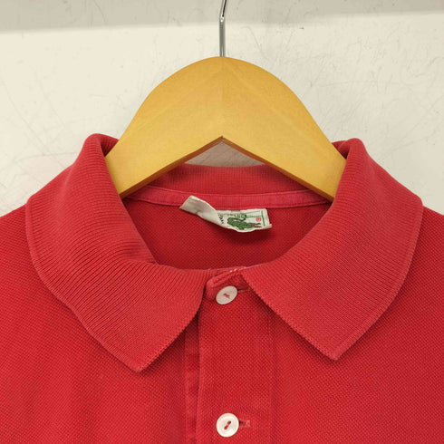 シュミーズラコステ CHEMISE LACOSTE 70S-80S S/S ワンポイントロゴ刺繍ポロシャツ メンズ