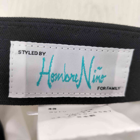オンブレニーニョ HOMBRE Nino ロゴプリントキャップ メンズ FREE
