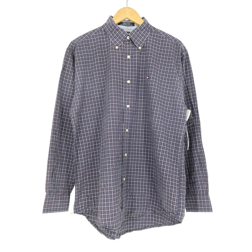 トミーヒルフィガー TOMMY HILFIGER チェック柄ボタンダウンシャツ メンズ M