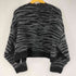 ザラ ZARA ジブラ柄 クロップカーディガン レディース import:S