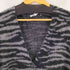 ザラ ZARA ジブラ柄 クロップカーディガン レディース import:S