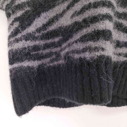 ザラ ZARA ジブラ柄 クロップカーディガン レディース import:S