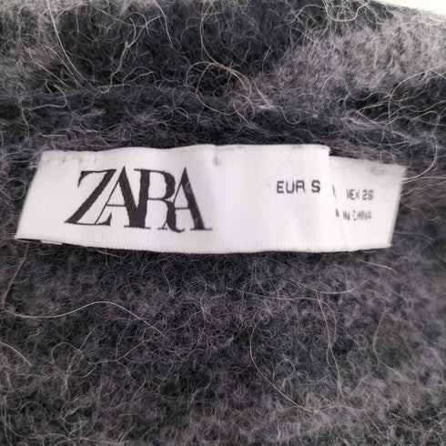 ザラ ZARA ジブラ柄 クロップカーディガン レディース import:S