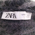 ザラ ZARA ジブラ柄 クロップカーディガン レディース import:S
