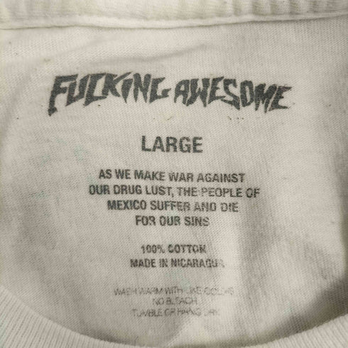 ファッキンオーサム FUCKING AWESOME バックプリントTシャツ メンズ JPN:L