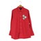 22aw YOTA NAKATU POLYESTER BIG CUFFS SHIRT Red メンズ