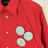 22aw YOTA NAKATU POLYESTER BIG CUFFS SHIRT Red メンズ