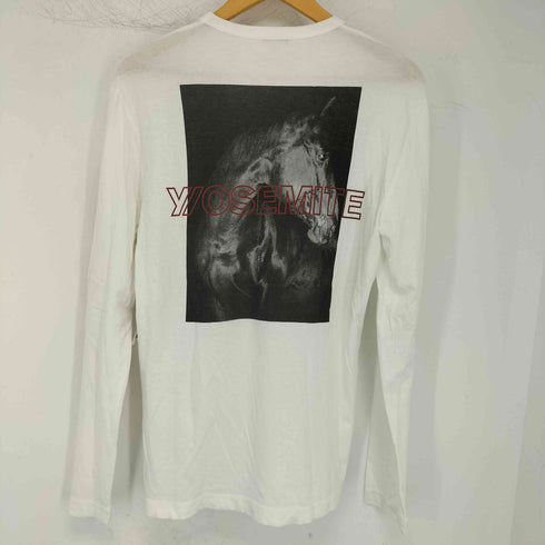 STANDARD JAMES PERSE USA製 袖プリントカットソー 馬 メンズ JPN:1