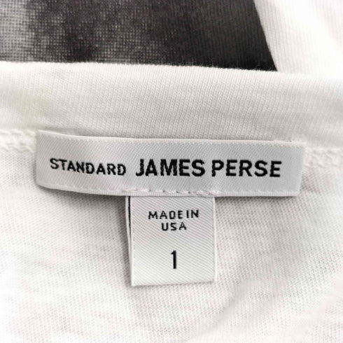 STANDARD JAMES PERSE USA製 袖プリントカットソー 馬 メンズ JPN:1