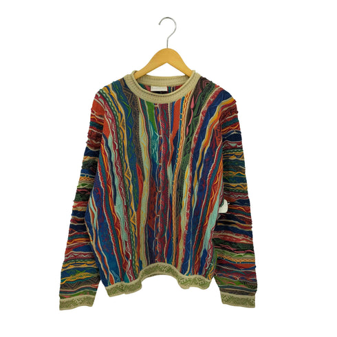 クージー COOGI マルチカラー 3Dニット セーター メンズ M