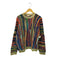 クージー COOGI マルチカラー 3Dニット セーター メンズ M