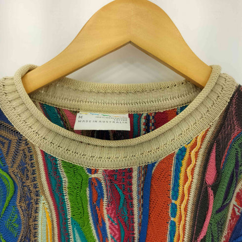 クージー COOGI マルチカラー 3Dニット セーター メンズ M