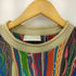 クージー COOGI マルチカラー 3Dニット セーター メンズ M