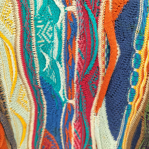 クージー COOGI マルチカラー 3Dニット セーター メンズ M