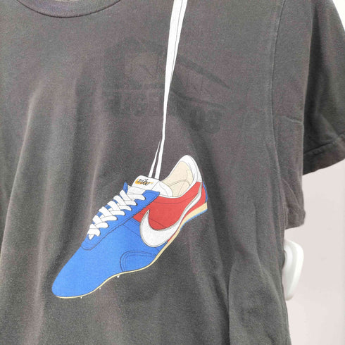 ナイキ NIKE 00S チームタグ スニーカー 肩掛け クルーネックTシャツ メンズ JPN:S