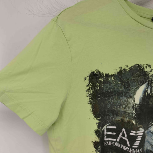 エンポリオアルマーニイーエーセブン EMPORIO ARMANI EA7 アメフト ロゴプリントTシャツ メンズ import:M
