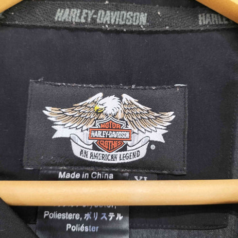 ハーレーダビッドソン HARLEY-DAVIDSON バックプリント開襟シャツ メンズ XL