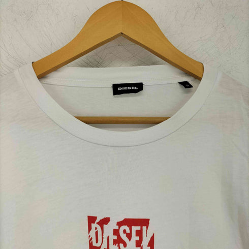 ディーゼル DIESEL ボックスロゴ レイヤードカットソー メンズ JPN:S