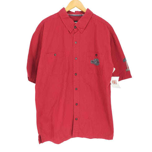 ハーレーダビッドソン HARLEY-DAVIDSON バックプリントシャツ メンズ 3XL
