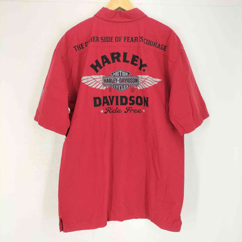 ハーレーダビッドソン HARLEY-DAVIDSON バックプリントシャツ メンズ 3XL