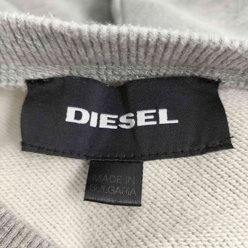 ディーゼル DIESEL スカル デイジー グラフィックプリント クルーネックスウェット メンズ JPN:M