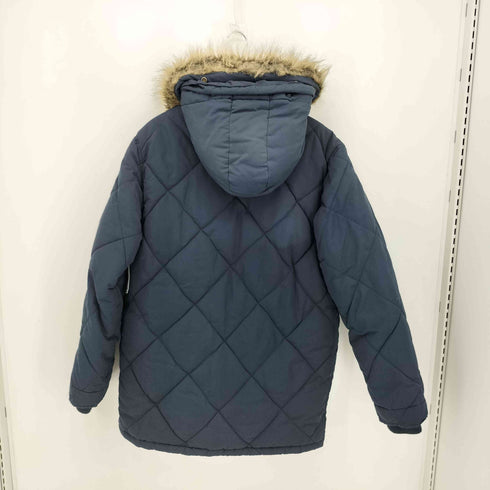 オールドネイビー OLD NAVY ファーフード ジップアップ パファージャケット メンズ L