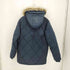 オールドネイビー OLD NAVY ファーフード ジップアップ パファージャケット メンズ L