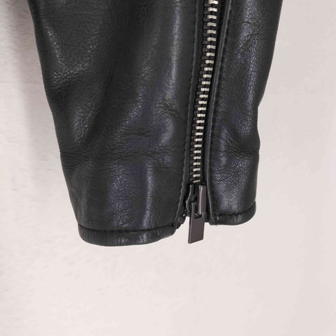 ケイトスペードサタデー KATE SPADE SATURDAY カウレザーダブルライダース レディース XS