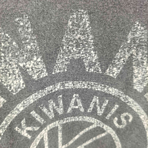 フルーツオブザルーム FRUIT OF THE LOOM 80s KIWANIS 袖裾シングル クルーネック 半袖Tシャツ カットソー メンズ M/M