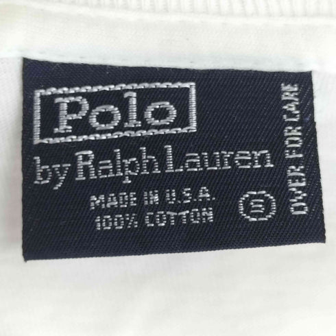 ポロバイラルフローレン Polo by RALPH LAUREN 90S スモールポニー刺繍 S/S Tシャツ メンズ import:S