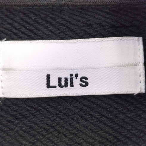ルイス Luis モックネック ビッグシルエット ロゴ スウェット メンズ JPN:S