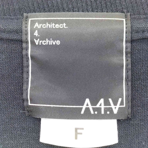 エーフォーエー Architect 4. Archive グラフィックプリント 長袖 Tシャツ メンズ FREE