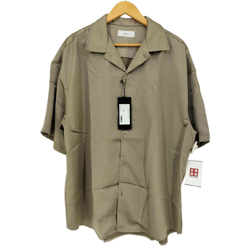アドラー ADRER extra quality polysatin open collar shirt エクストラオリティーポリサテンオープンカラーシャツ メンズ JPN:L