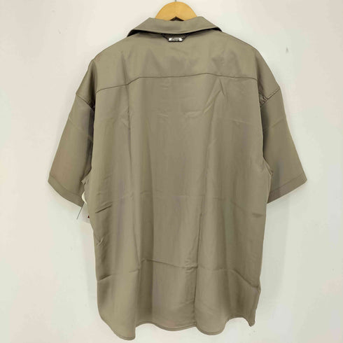 アドラー ADRER extra quality polysatin open collar shirt エクストラオリティーポリサテンオープンカラーシャツ メンズ JPN:L