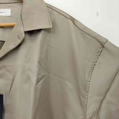 アドラー ADRER extra quality polysatin open collar shirt エクストラオリティーポリサテンオープンカラーシャツ メンズ JPN:L