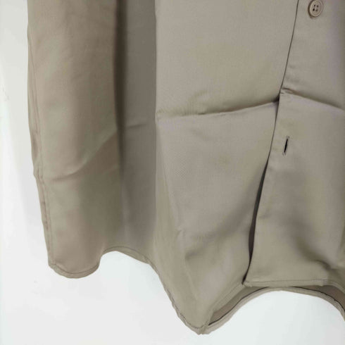 アドラー ADRER extra quality polysatin open collar shirt エクストラオリティーポリサテンオープンカラーシャツ メンズ JPN:L
