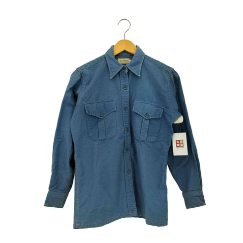 エルエルビーン L.L.Bean 70-80s フラップポケット デニムワークシャツ レディース 12