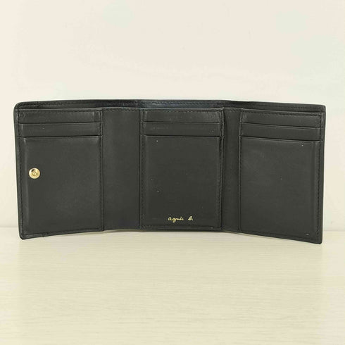 アニエスベー agnes b. レザー 三つ折り財布 メンズ