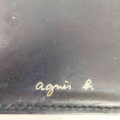 アニエスベー agnes b. レザー 三つ折り財布 メンズ