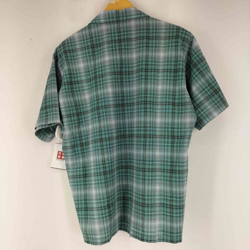ブラウンバイツータックス BROWN by 2-tacs WOOL NYLON DRY CHECK OPEN COLLAR S/S シャツ メンズ JPN:M