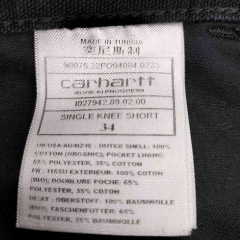カーハートワークインプログレス Carhartt WIP SINGLE KNEE SHORT メンズ 34