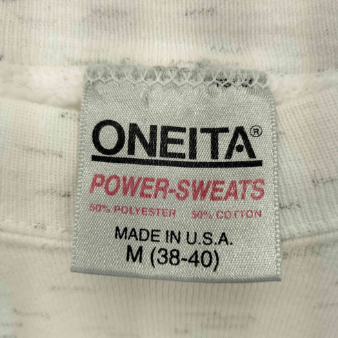 オニータ ONEITA 96年 USA製 CHARLOTTE クルーネックスウェット トレーナー メンズ M