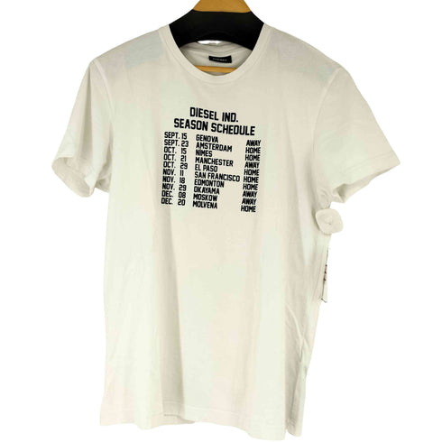 ディーゼル DIESEL フロントプリント S/S Tシャツ メンズ import:L